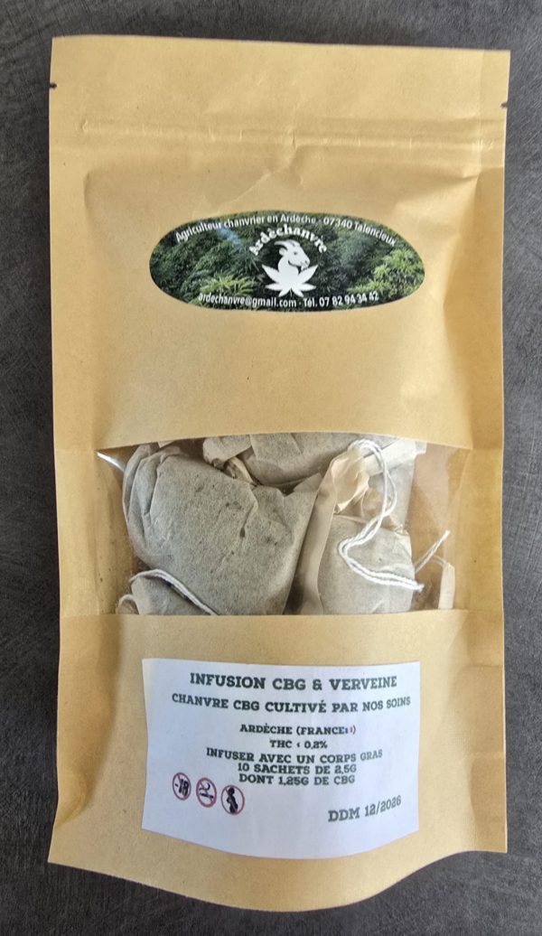 Infusion CBG Verveine Ardèchanvre